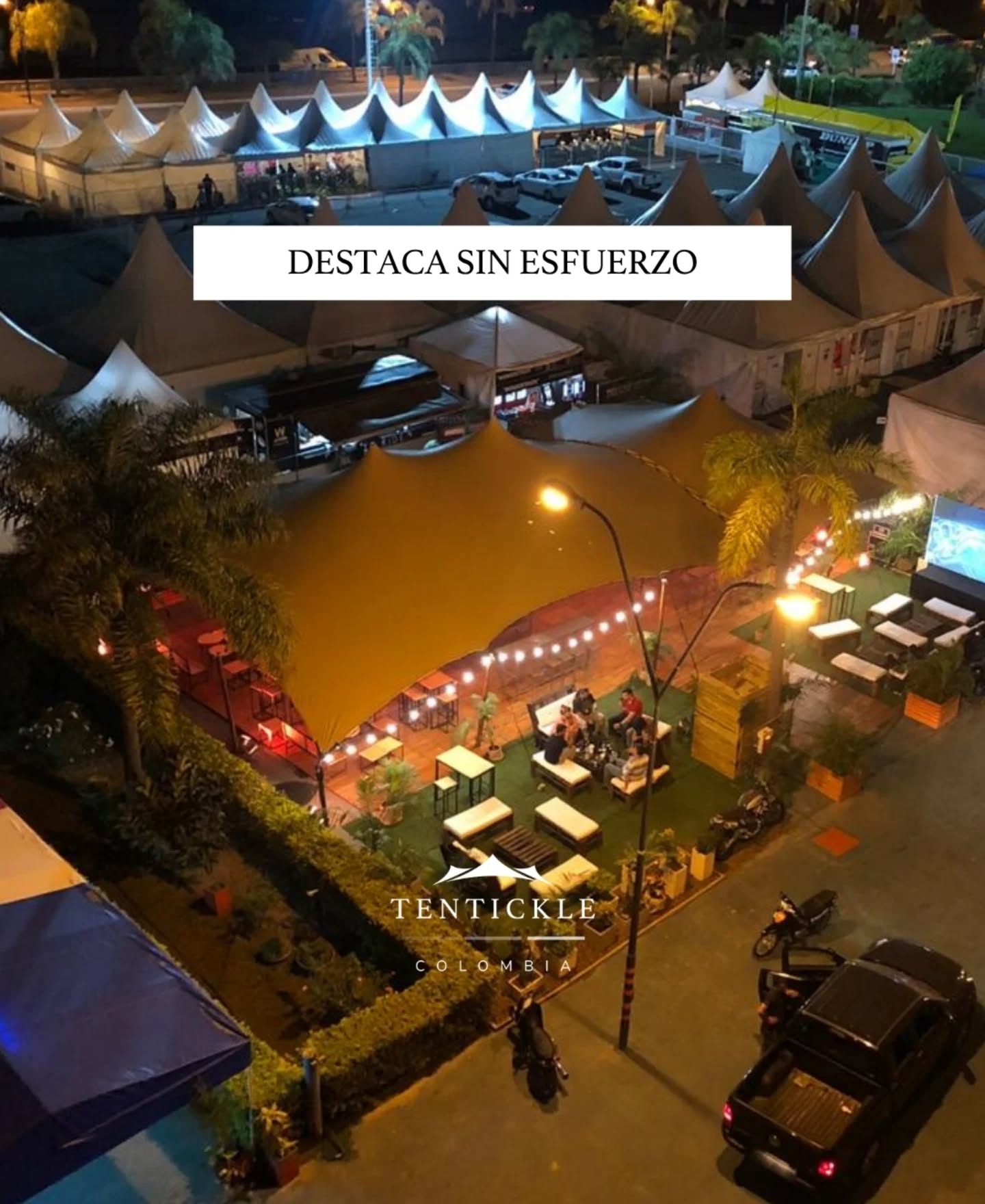 No todas las carpas generan el mismo impacto, algunas solo cumplen. Otras elevan todo el espacio ✨️

Diseño, forma y estética, que hacen que la diferencia se vea desde lejos. Estas son nuestras carpas Tentickle: únicas, exclusivas, elegantes 😍

🔛 Cotiza su alquiler 🔛